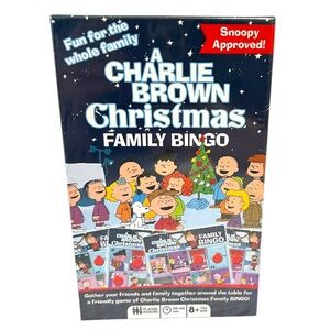 Peanuts A Charlie Brown Christmas Family Bingo Game